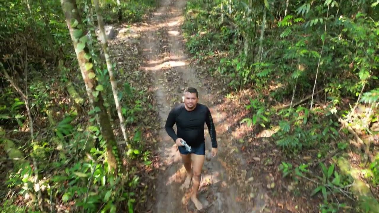 DJI Mavic Mini 3 Pro Active track test in the Amazon Rainforest - part 1