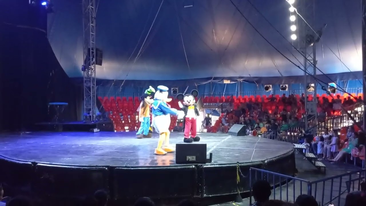 Mundo da Disney no circo Kroner!!!Elysa amou....
