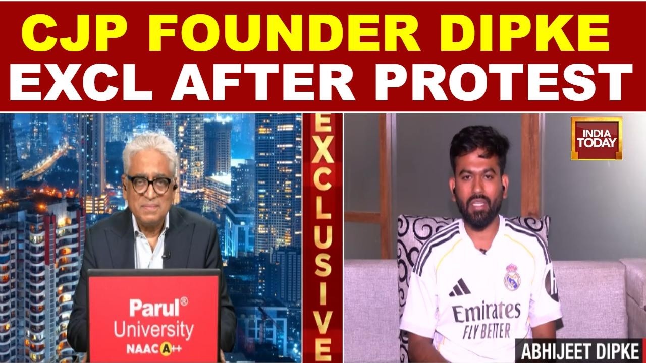 Live: CJP Founder Abhijeet Dipke's First Detailed Interview With Rajdeep Sardesai After Protest