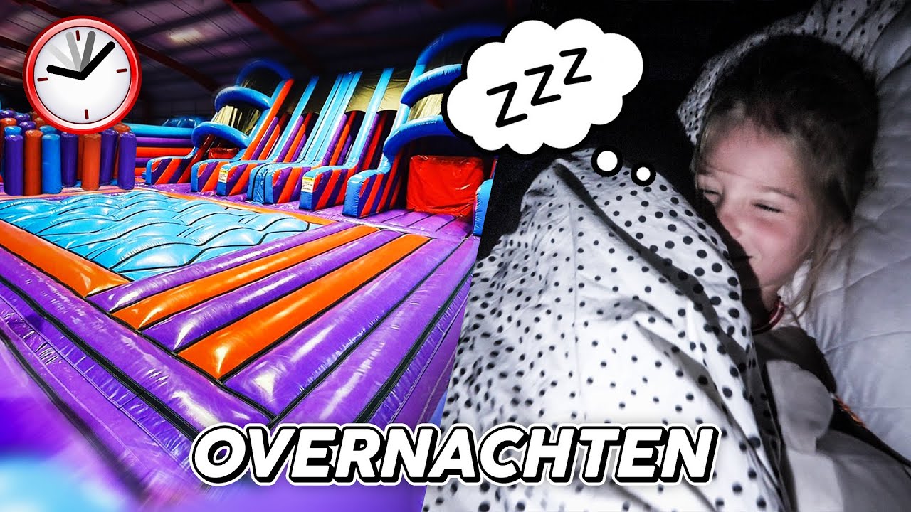 OVERNACHTEN IN EEN LUCHTKUSSENPARK!