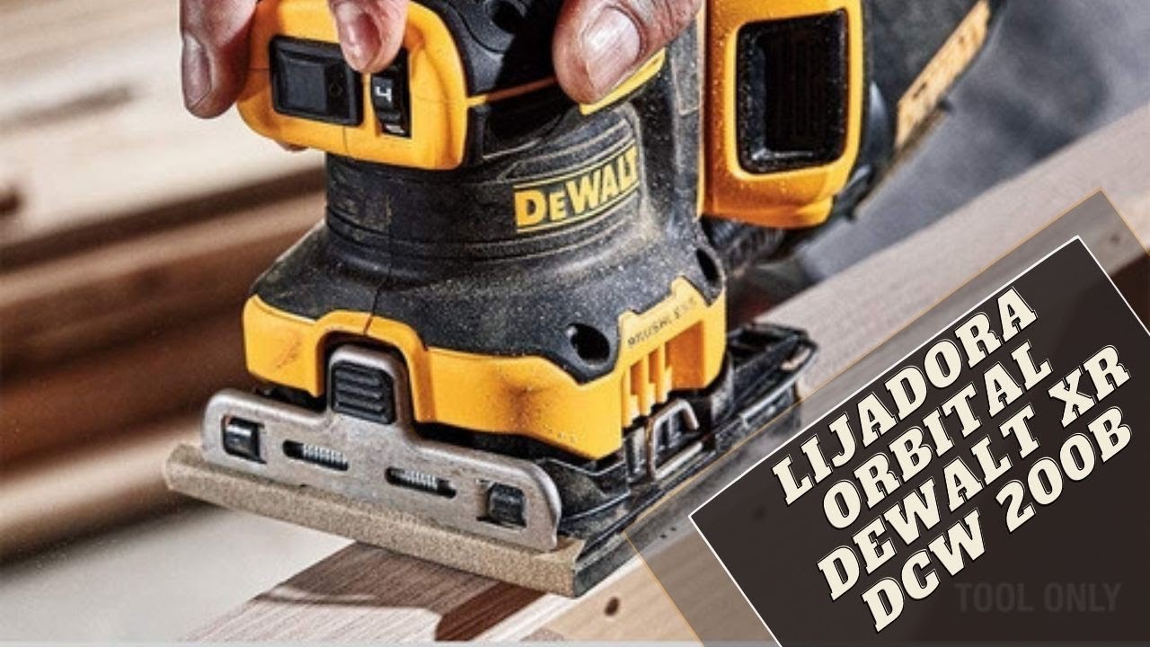 LIJADORA ORBITAL DEWALT XR - DCW 200B