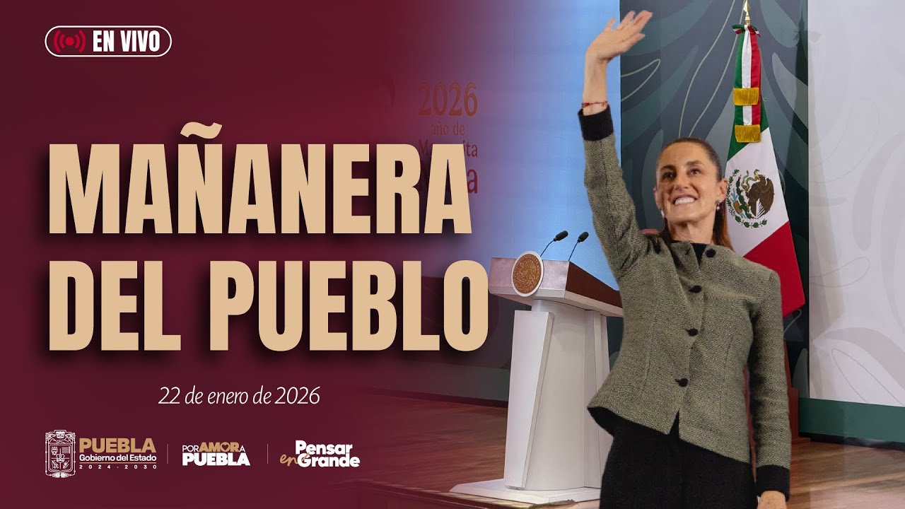 Mañanera del Pueblo, Puebla, Pue.
