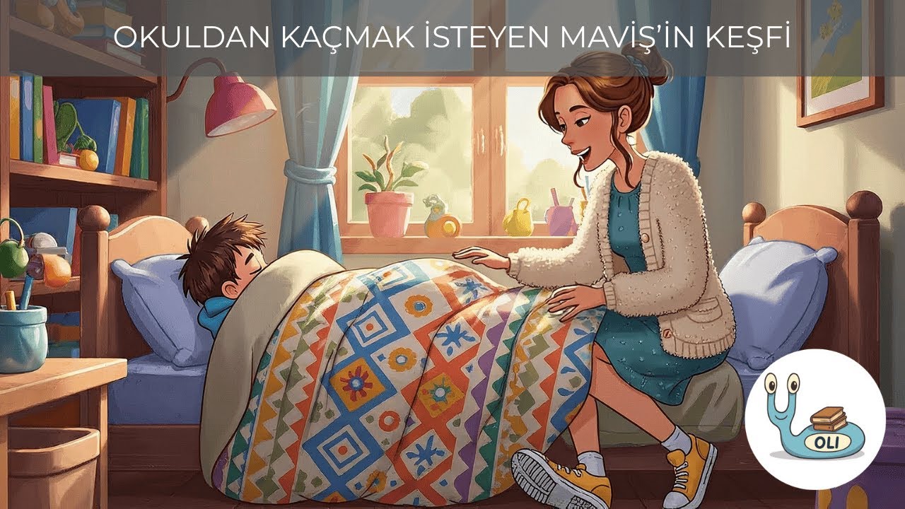 Okuldan Kaçmak İsteyen Maviş’in Keşfi | Cesaret, Sorumluluk ve Empati Masalı | Oli Book Türkçe