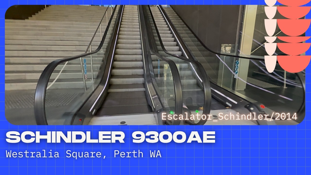 Schindler 9300AE Escalator | Westralia Plaza, Perth WA