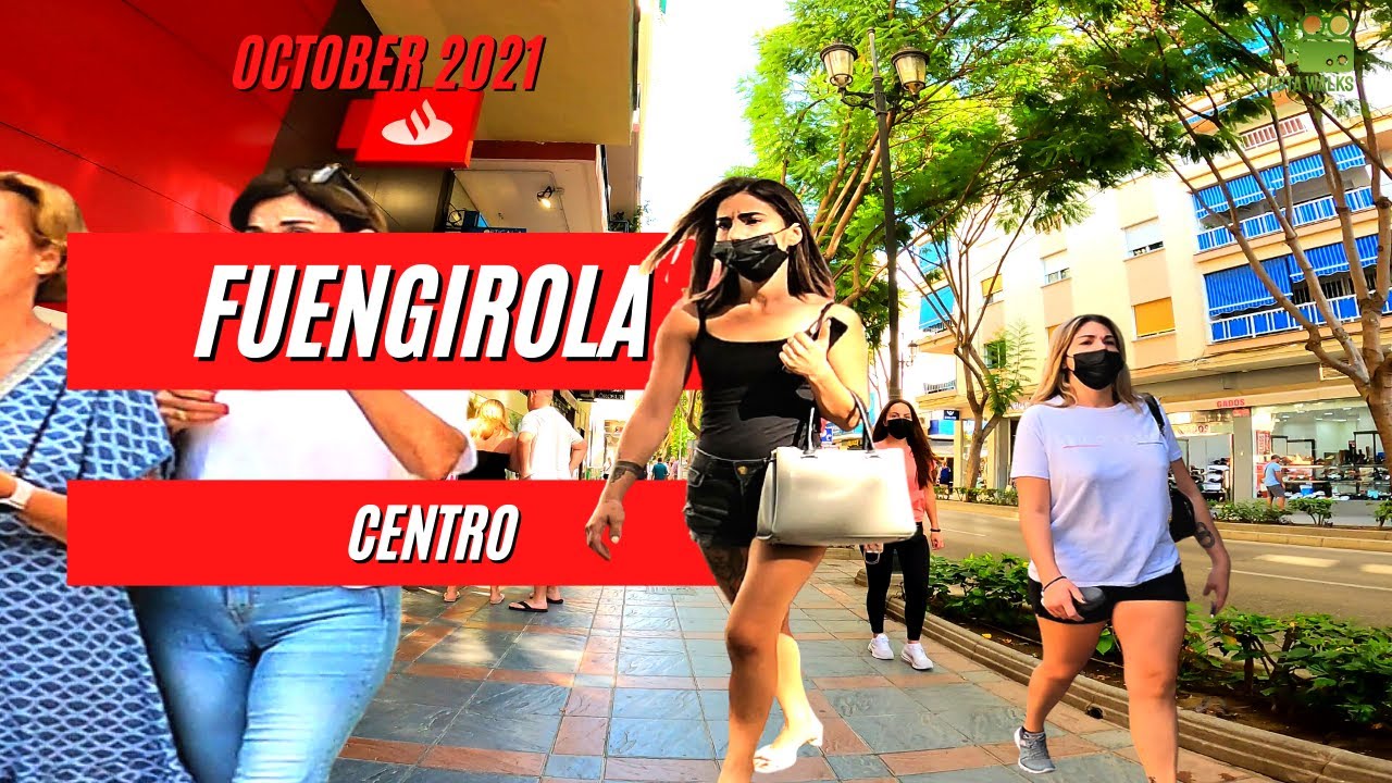 Fuengirola Centre Walking Tour, October 2021, Malaga, Costa Del Sol, Spain