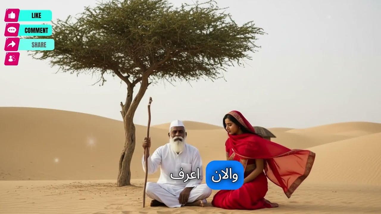 قصة فتاة شابة ورجل عجوز في الصحراء | سر الفتاة الغريبة والشيخ الذي يقوم بالتدليك