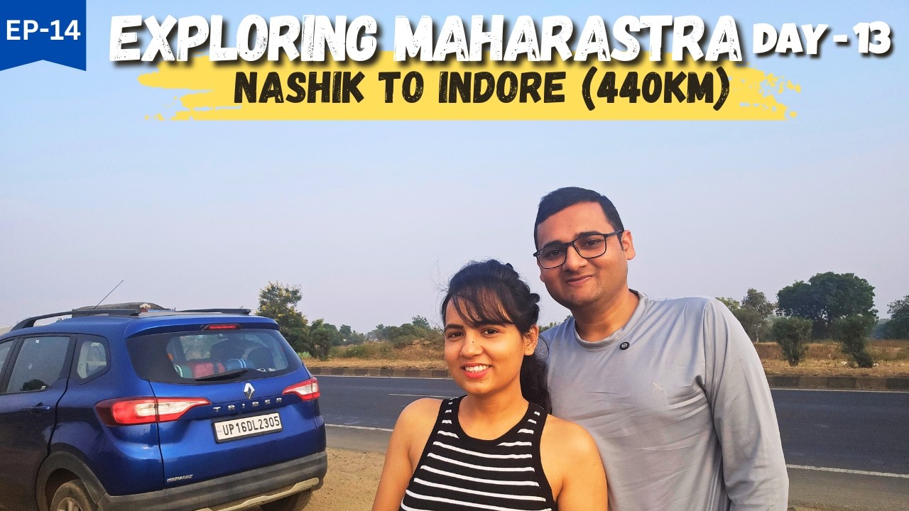Road Trip to Indore from Nashik 🚗 Family Exploring Maharashtra by Road