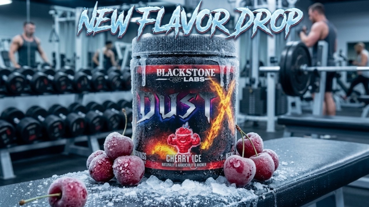 Обзор Blackstone Labs Dust-X Cherry Ice | Предтренировочный комплекс с DMHA (высокая концентрация...