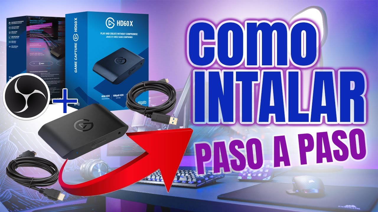 PASO A PASO Como instalar y configurar la Capturadora EL GATO HD60X para PS5, XBOX, LAPTOP Y PC.🚩