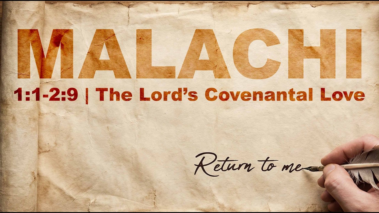 Malachi 1-2:9 – Malachi Series | Lucas Da Silva