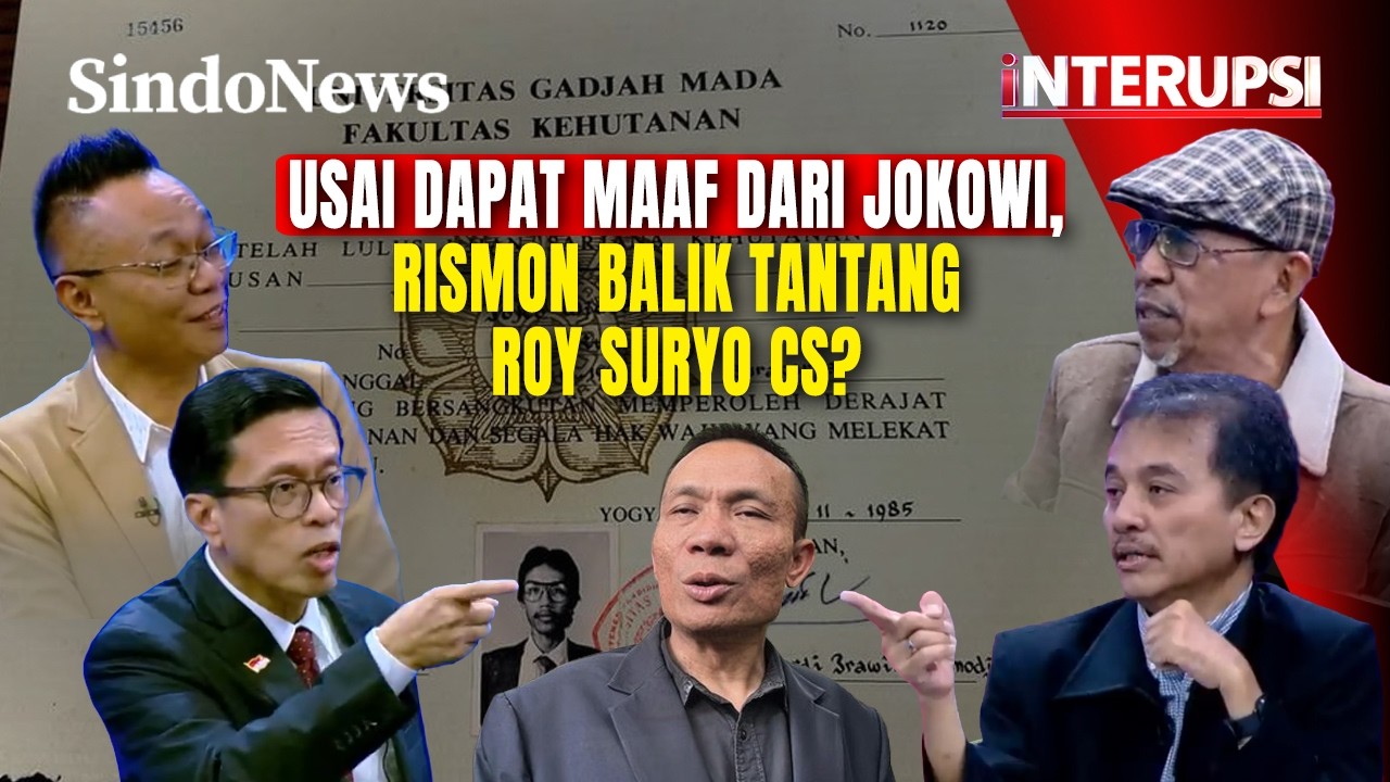 Dapat Maaf dari Jokowi, Rismon Balik Tantang Roy Suryo CS? | Interupsi | 20/03