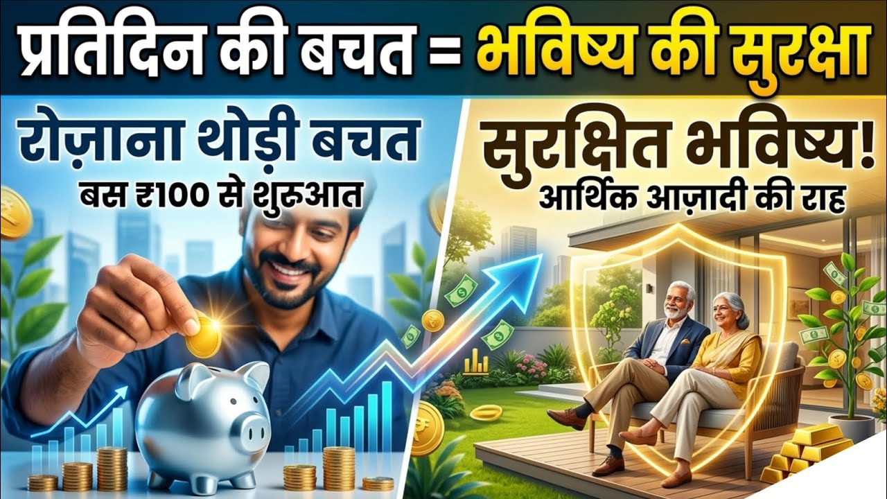 रोज़ की छोटी बचत से करोड़पति कैसे बनें? | Daily Savings = Future Security