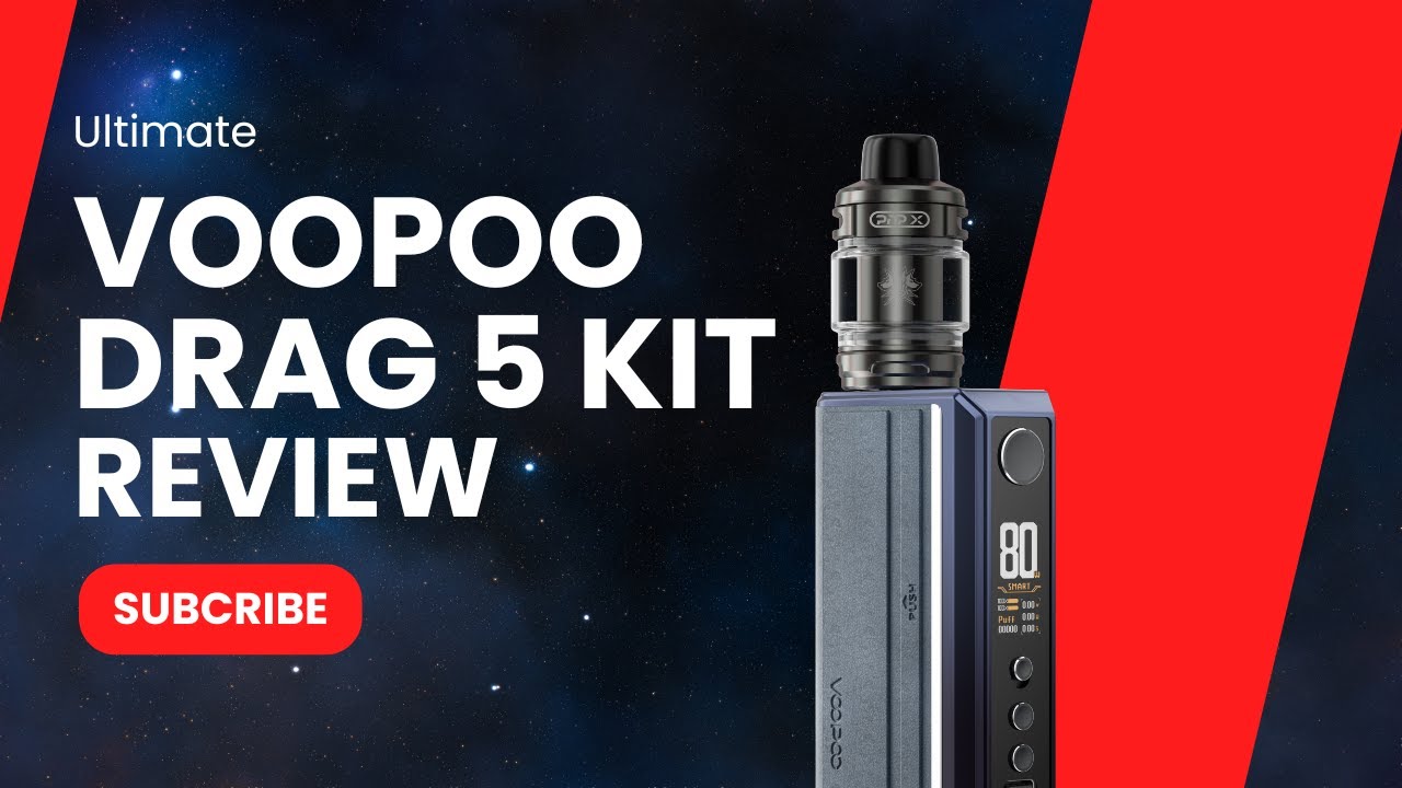 Voopoo Drag 5 Uforce X Tank full Kit Unboxing & Review