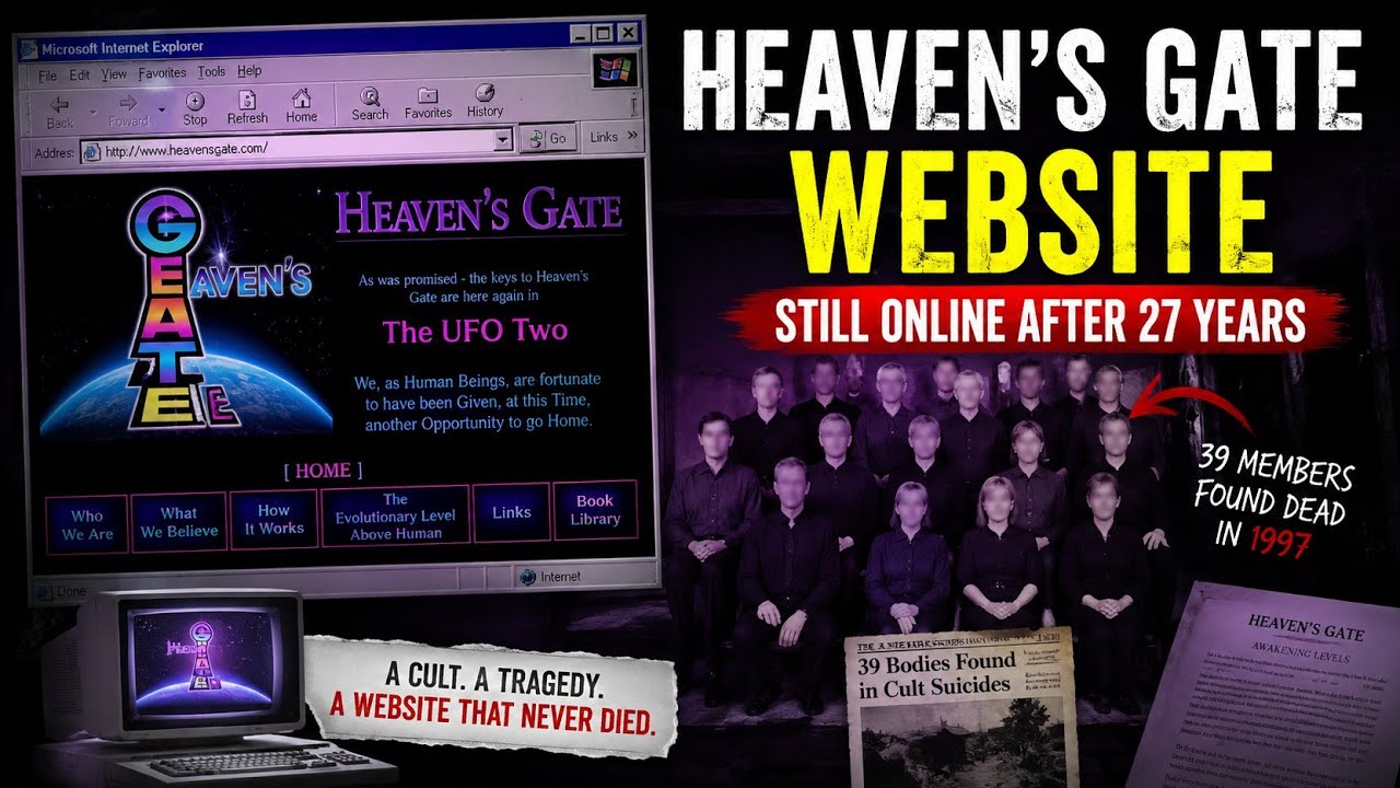 The Cult Website That Never Disappeared..| Heaven's Gate Mystery