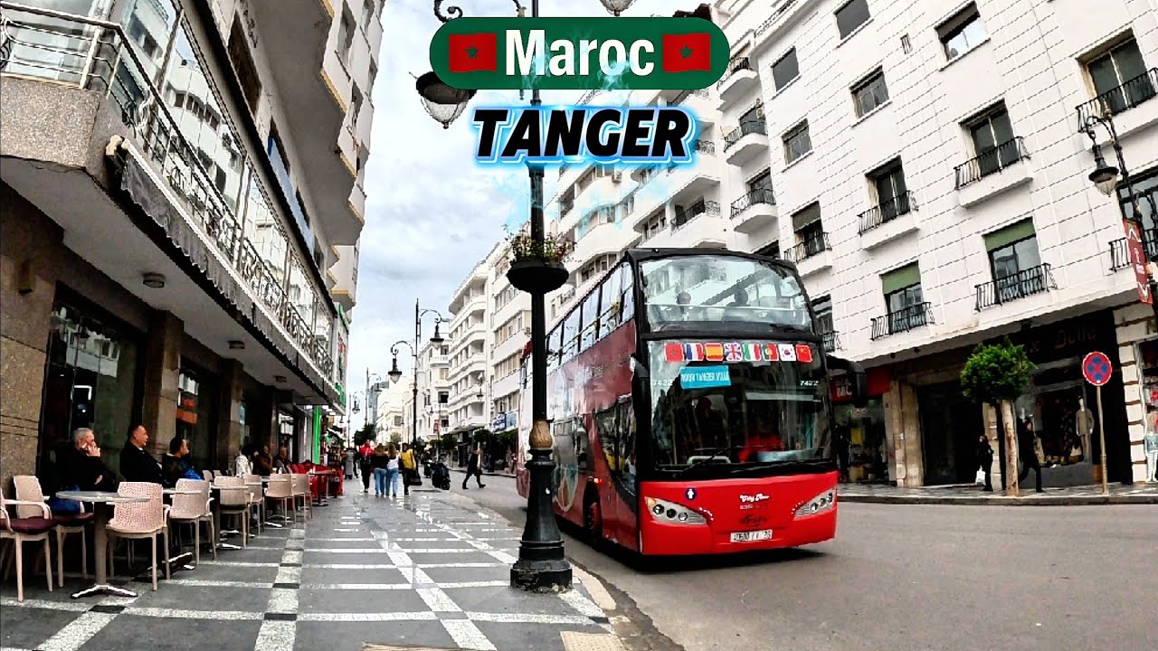 Promenade magique dans les rues de Tanger:de la Place des Nations Unies à la Place des  Al-Magazin