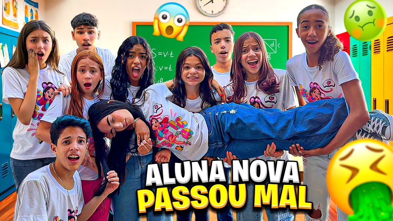 A ALUNA NOVA PASSOU MAL NA ESCOLA 