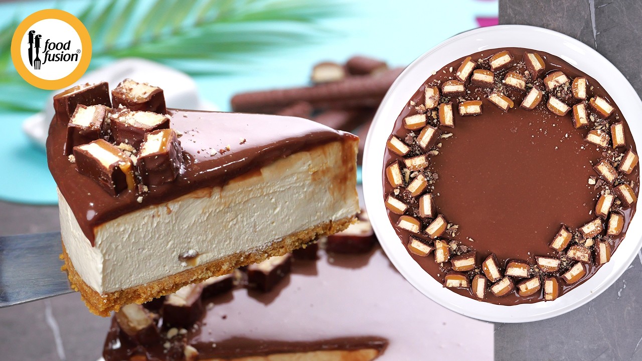 No-Bake Rush Chocolate Cheesecake - Ramadan Special Recipe By Food Fusion