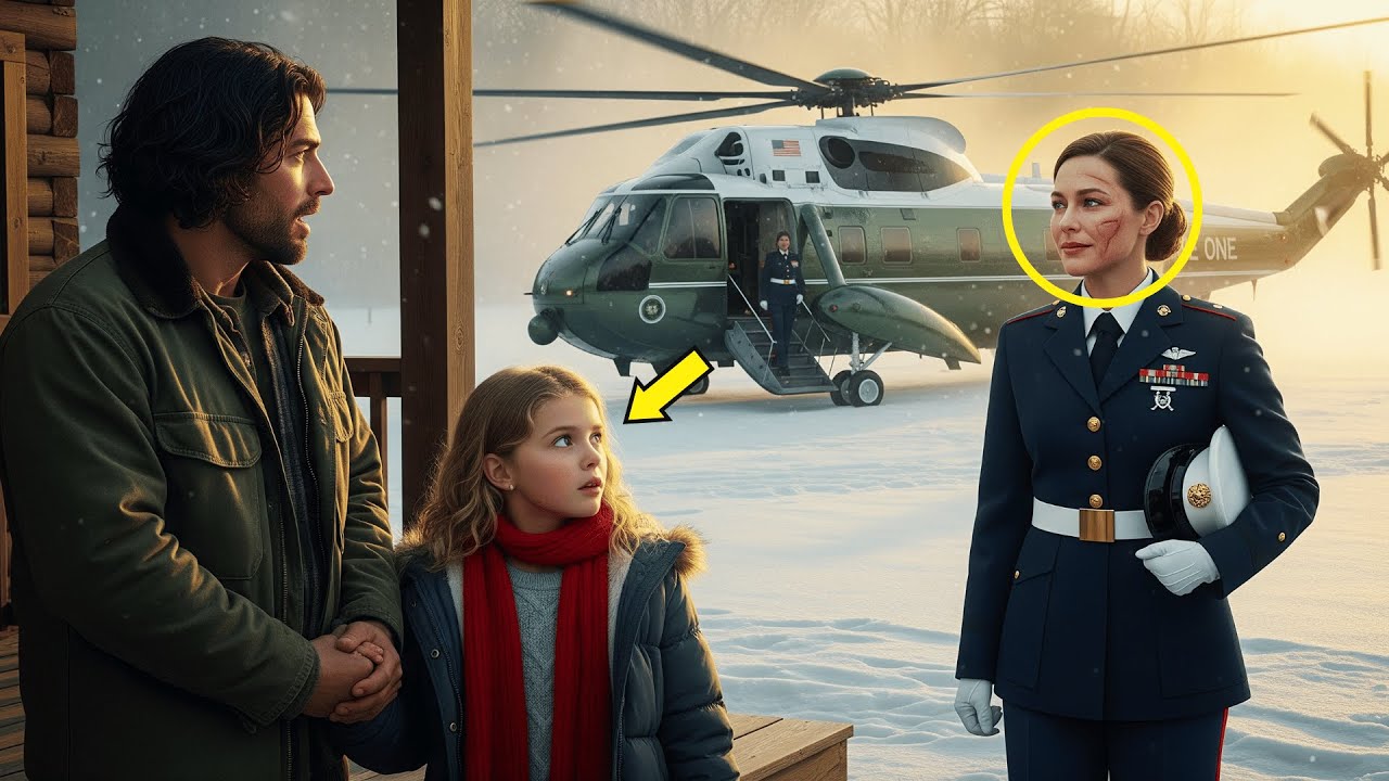 Single Dad Veteran Gave Up 1st-Class Seat for Burned Woman — Next Day Marine One Landed at His Cabin