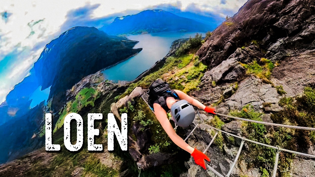 I climbed this epic Via Ferrata alone - Loen, Norway