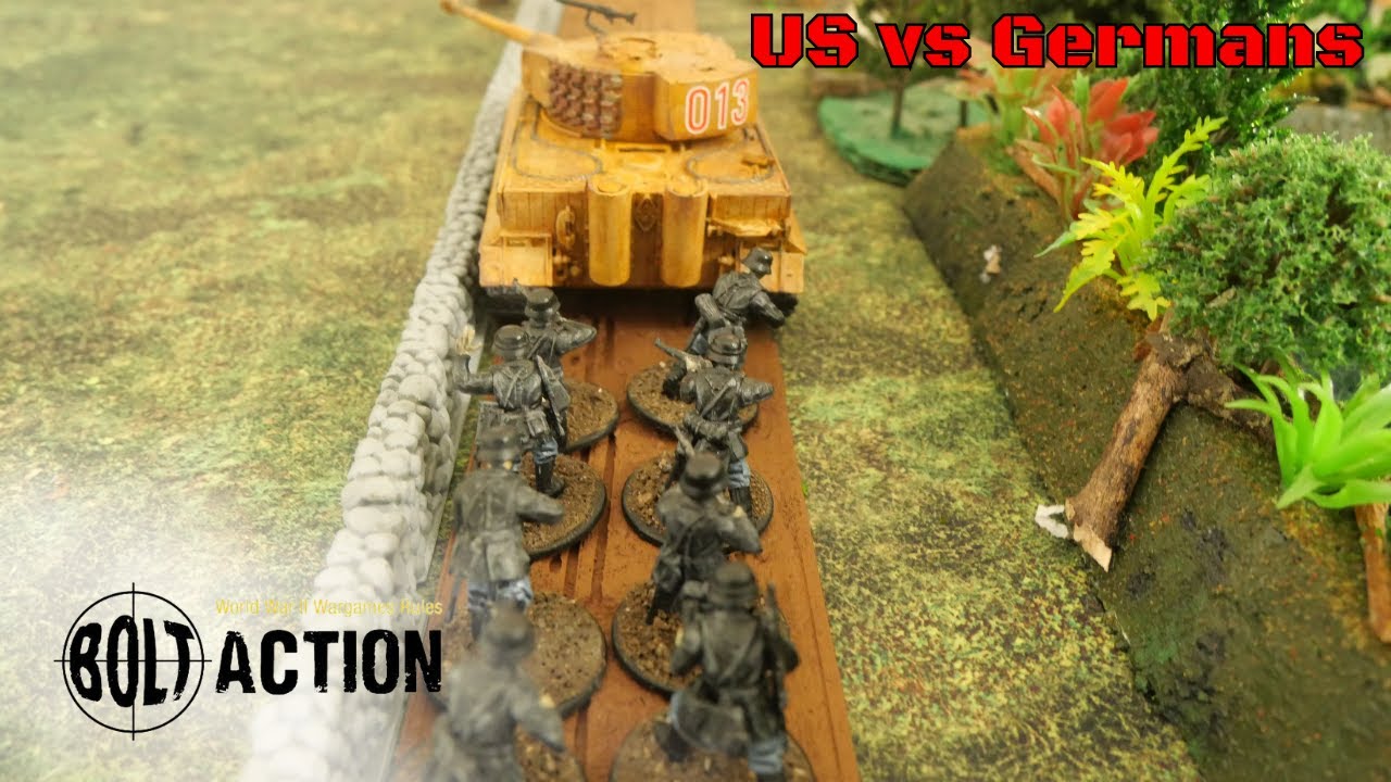 Bolt Action Battle Report, U.S vs Germans