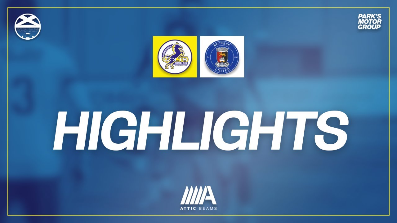 Cumbernauld Colts 3 - 1 Bo'ness United | Match Highlights