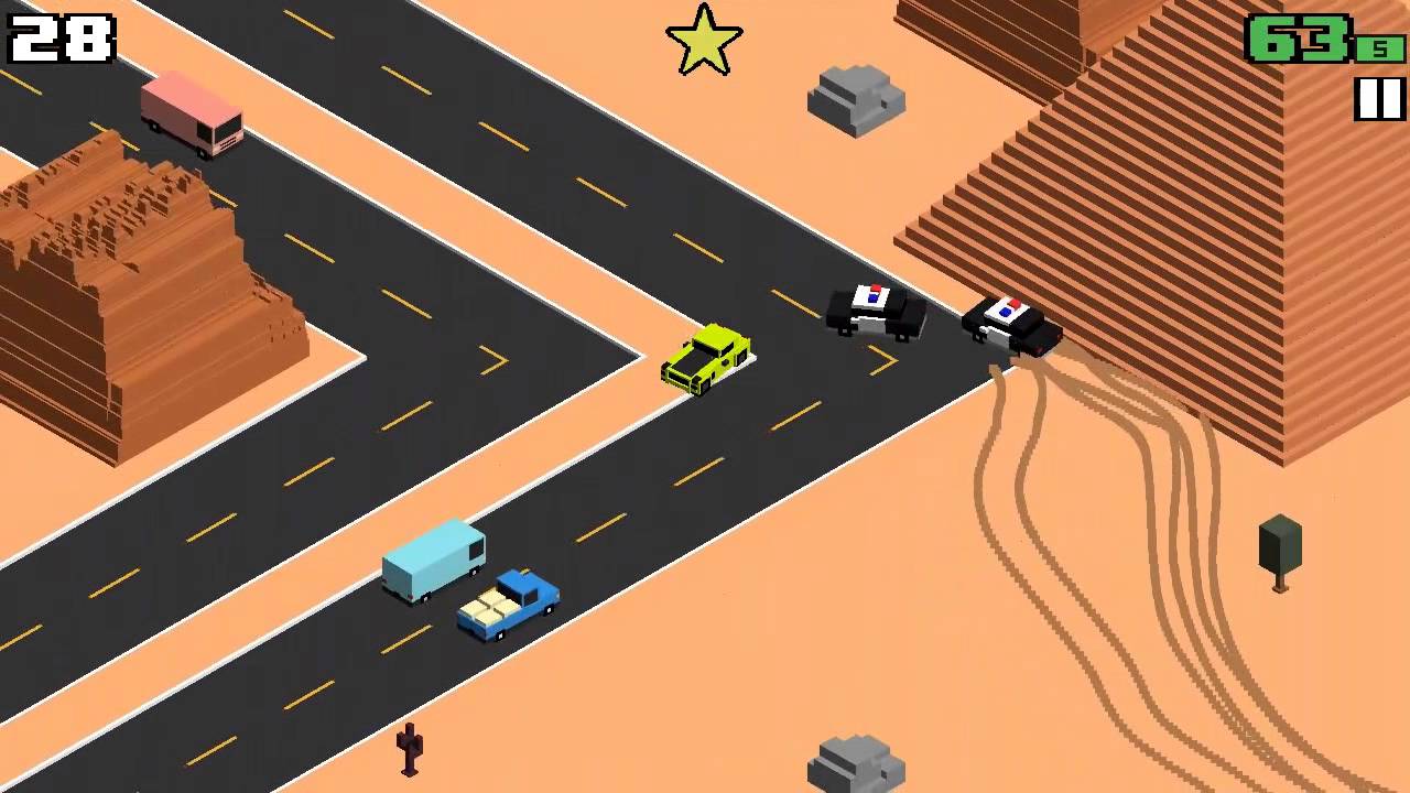 Android games - Smashy Road: Wanted