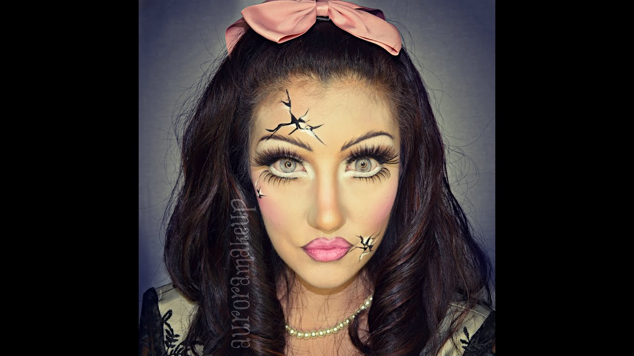@auroramakeup - Muñeca Rota ( Cracked Doll tutorial )
