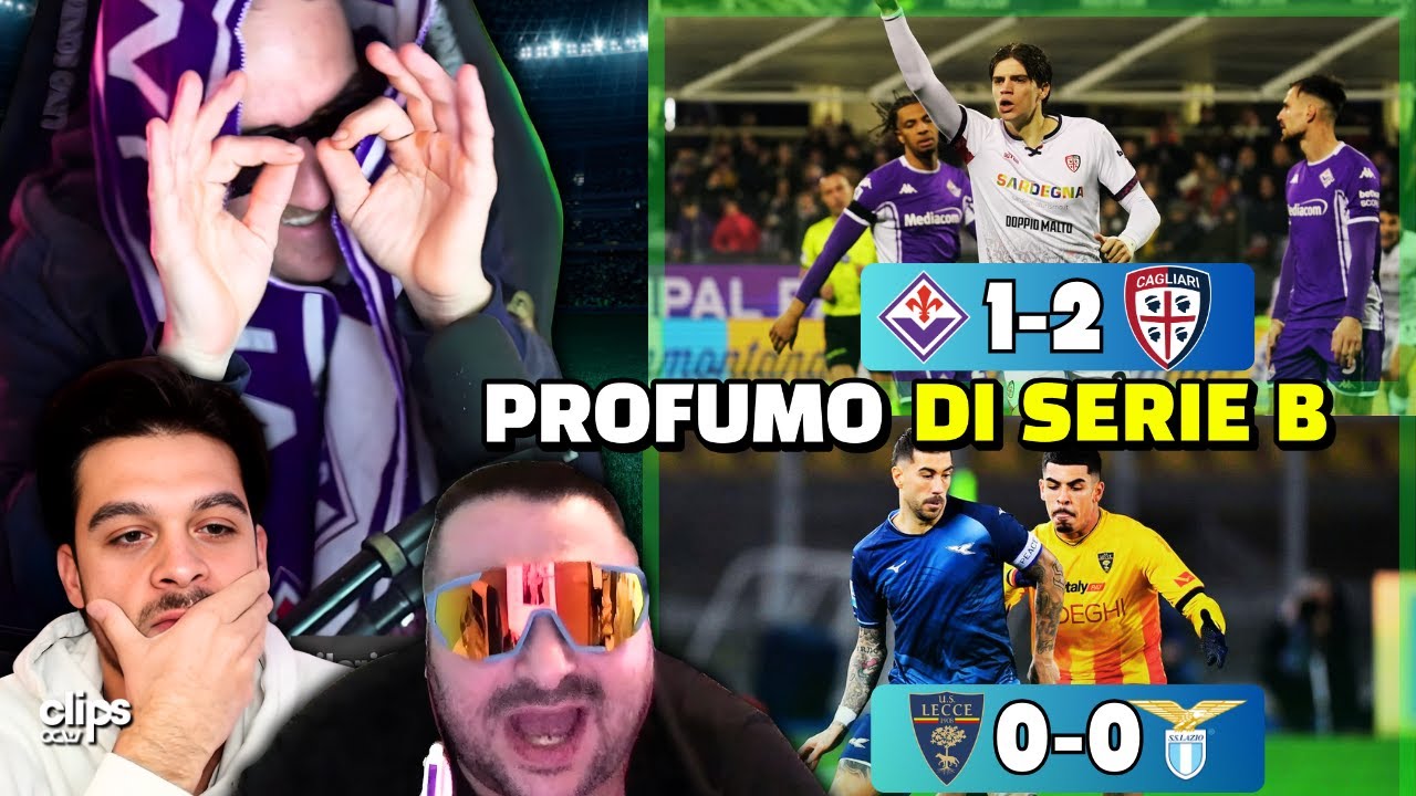 LA LAZIO PAREGGIA, LA FIORENTINA PERDE! 2 SQUADRE DESTINATE A FALLIRE??