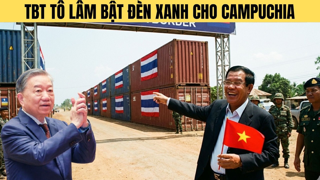 Hunsen được TBT Tô Lâm bật đèn xanh-Campuchia liền đáp trả Thái Lan
