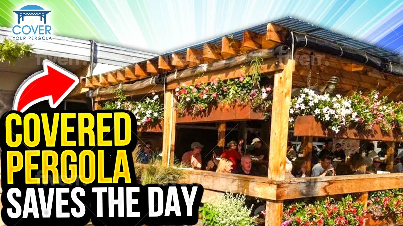 Restaurant Outdoor Dining Solution: Add Pergola Cover For More Seating