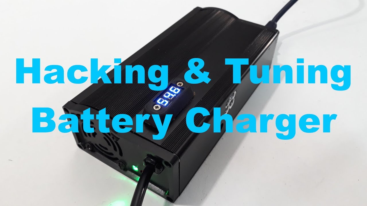 Hacking & Tuning E-bike battery charger, English