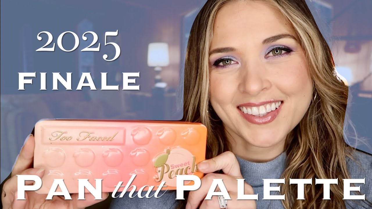 Финал палетки Too Faced Sweet Peach 2025! До конца использованы все оттенки!