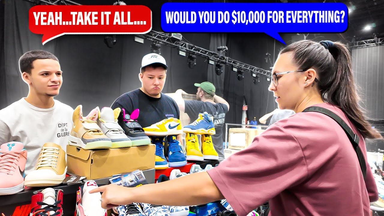 THE MOST $$$$ WE HAVE EVER SPENT… $100,000 NEW YORK SNEAKER CON