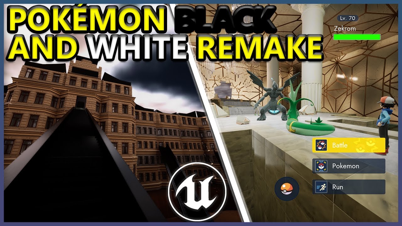 Pokemon Black And White (N's Castle) in Unreal Engine 5