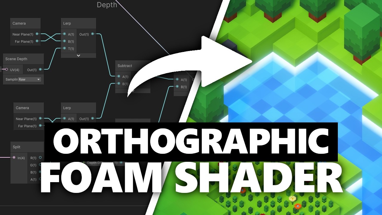 How I Created an ORTHOGRAPHIC foam shader