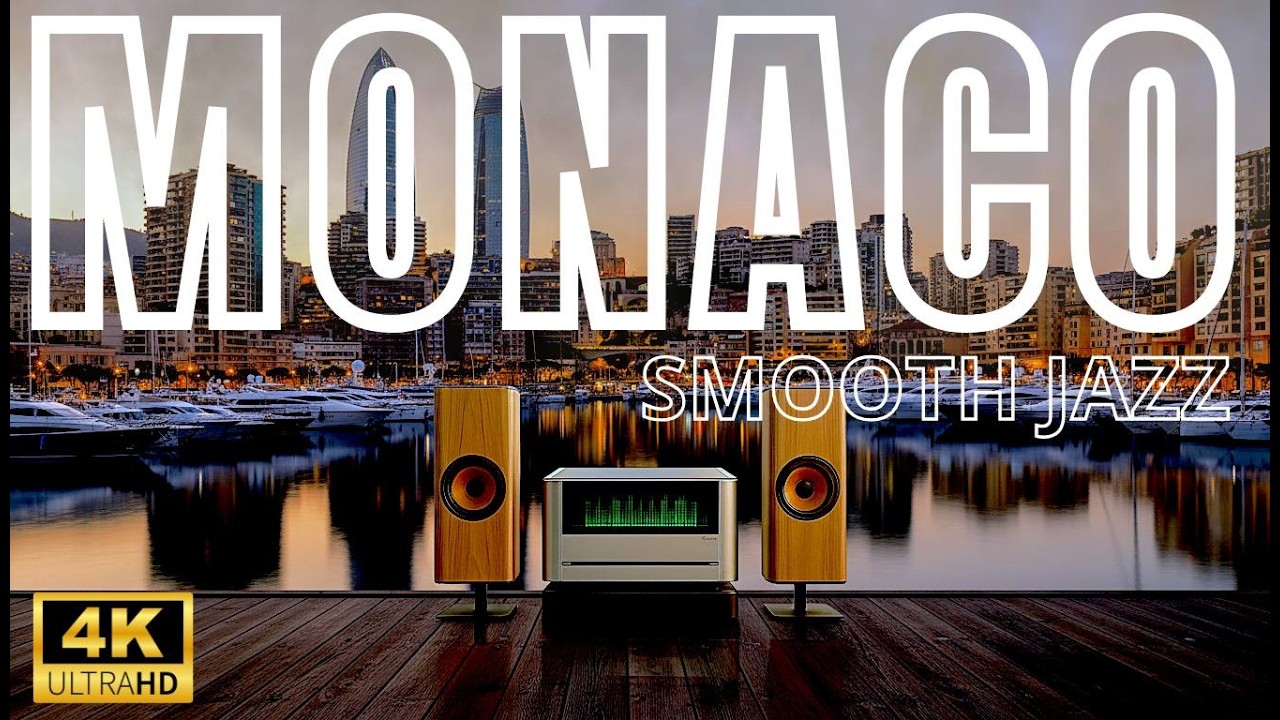 MONACO Harbor Smooth Jazz – Worldview Stereo | Lounge Sax Beats for Focus & Relax