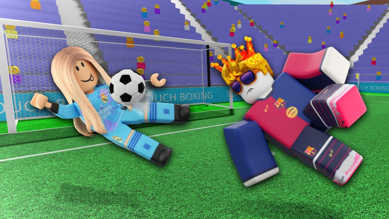 Я сражаюсь с ПРОФЕССИОНАЛЬНЫМИ ДЕВУШКАМИ 1 на 1 в Touch Football! (Roblox)