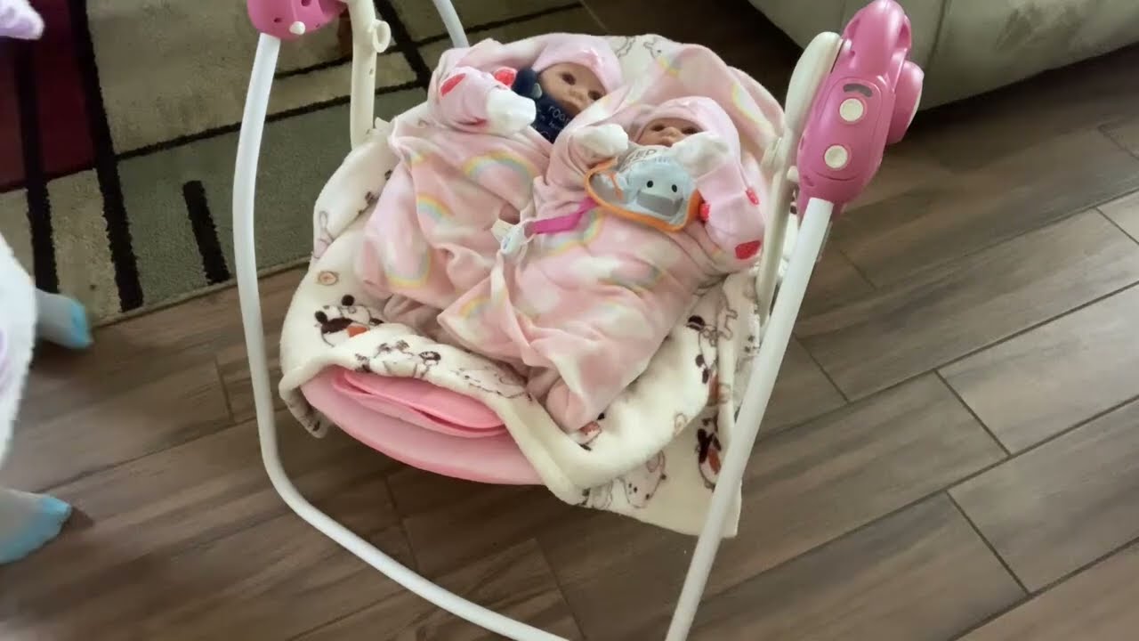 Before nap routine with my twin girls Kristen, and Kristy, 