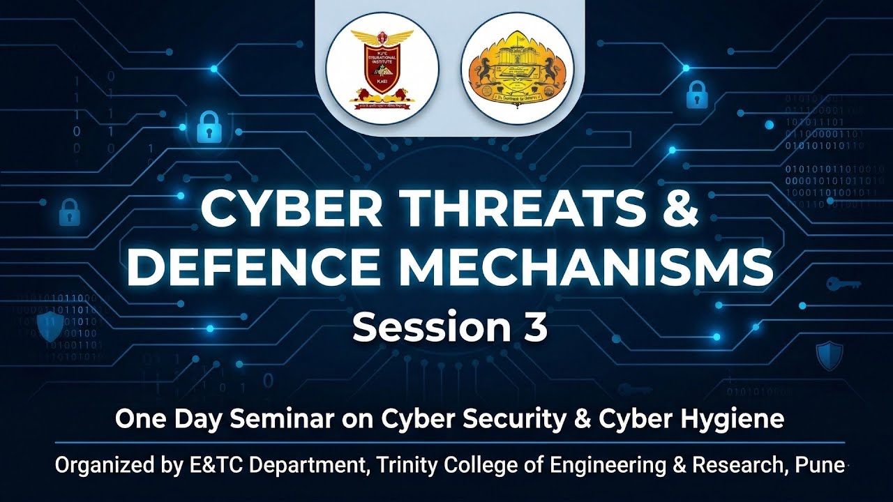 Cyber Security & Cyber Hygiene Workshop – Part 2 🔐 | Live from TCOER Pune