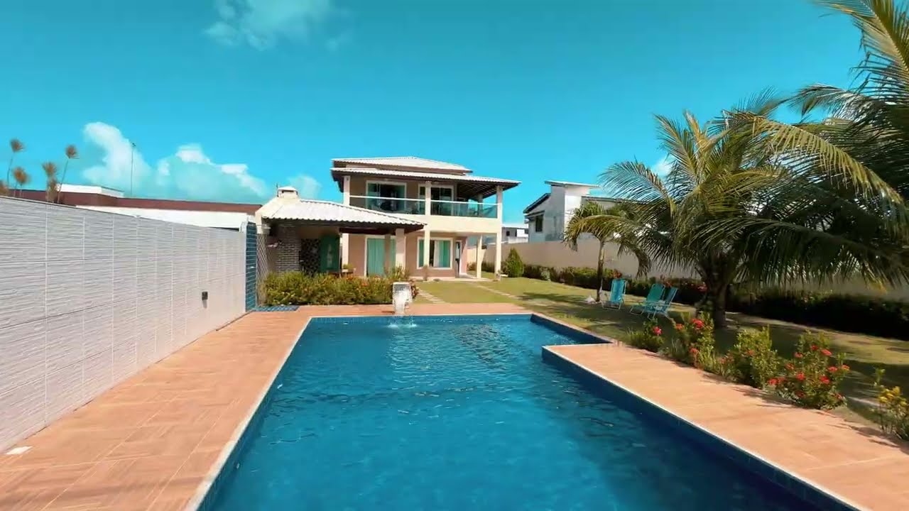 Casa 4/4 à venda Cond. Parque das Árvores R$790 mil - Barra do Jacuípe - Litoral Norte da Bahia