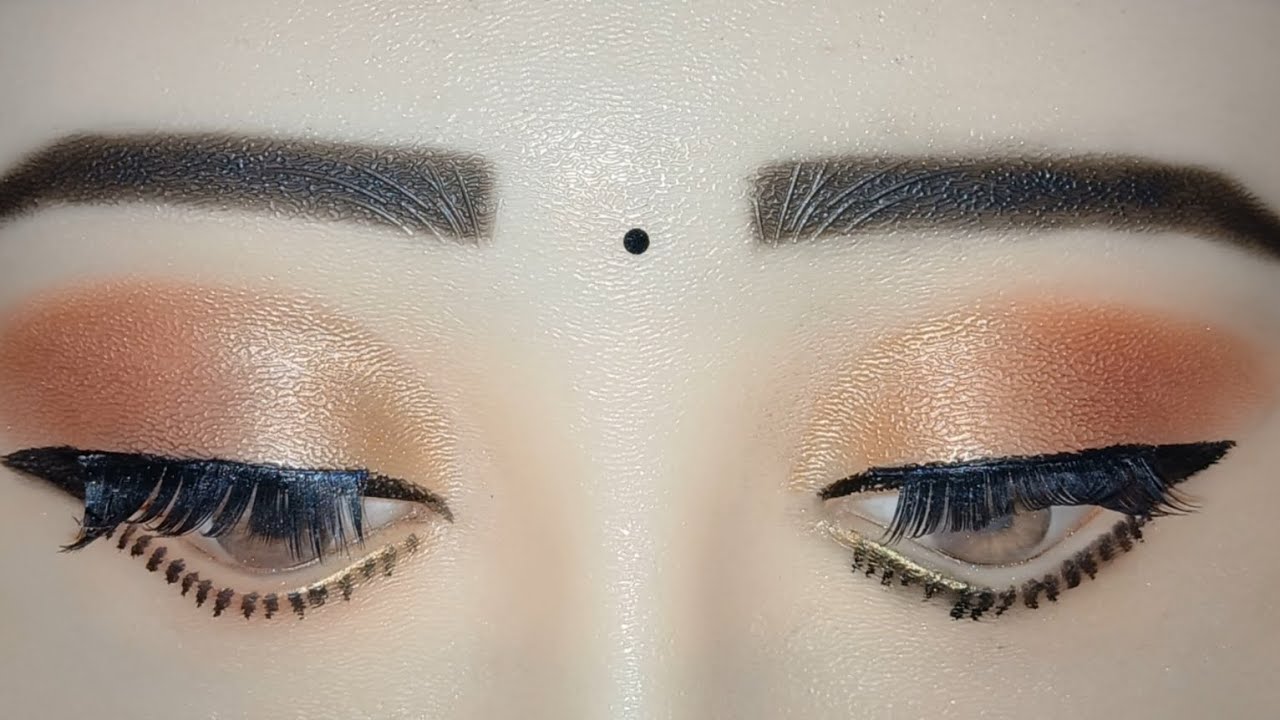 Copper/bronze eye look 👀 💫