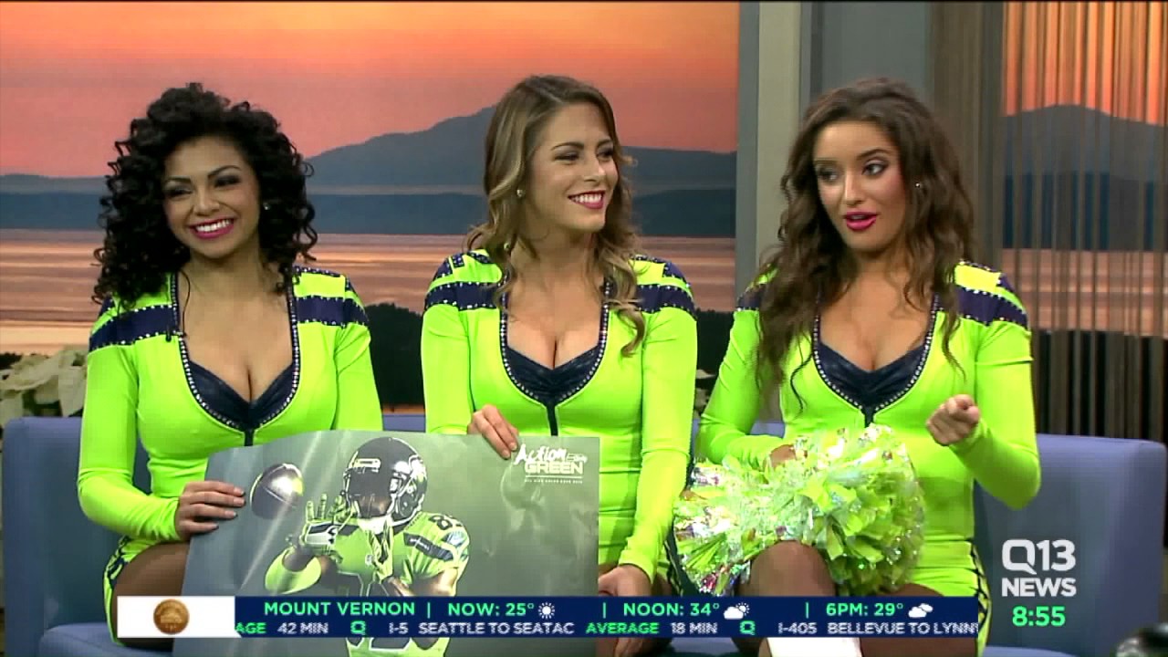 SeaGals show off the new action green uniforms