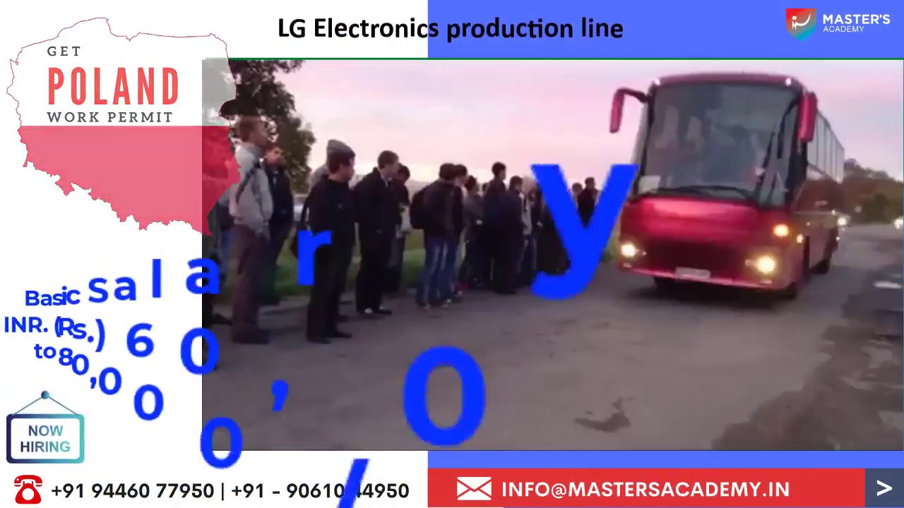 Poland Hiring: Production worker - LG production line.