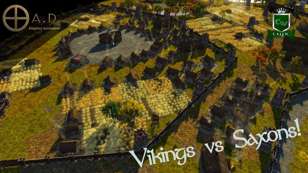 THE VIKINGS SETTLE BRITAIN! 0 A.D. Gameplay (Millenium A.D. Mod)