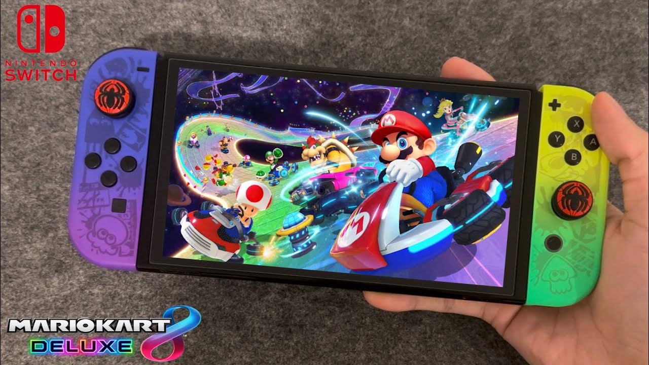 Mario Kart 8 Deluxe (200cc) on Nintendo Switch Gameplay | Switch Oled Gameplay