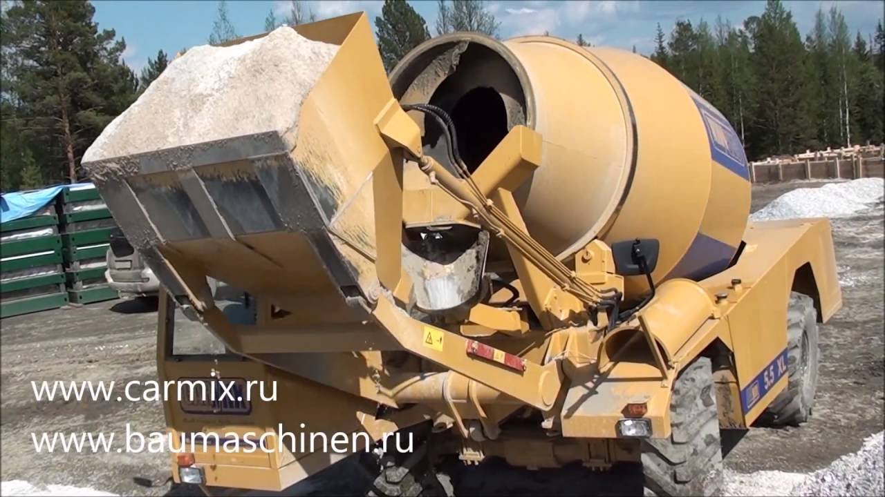 Carmix 5.5 XL и Carsilo 34 на стройплощадке в Красноярском крае. Июнь 2016.