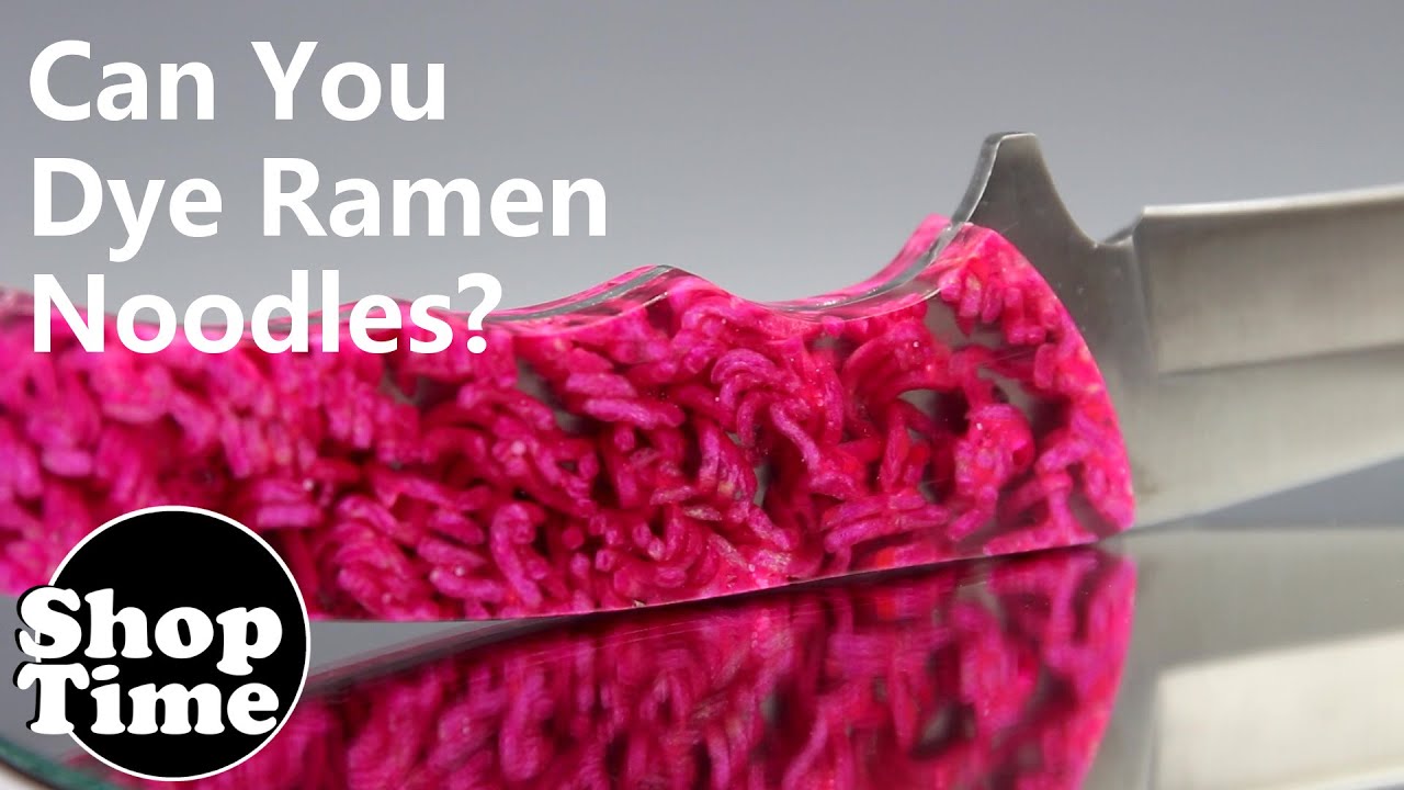 Can You Dye Ramen Noodles?! |  DipIt#31