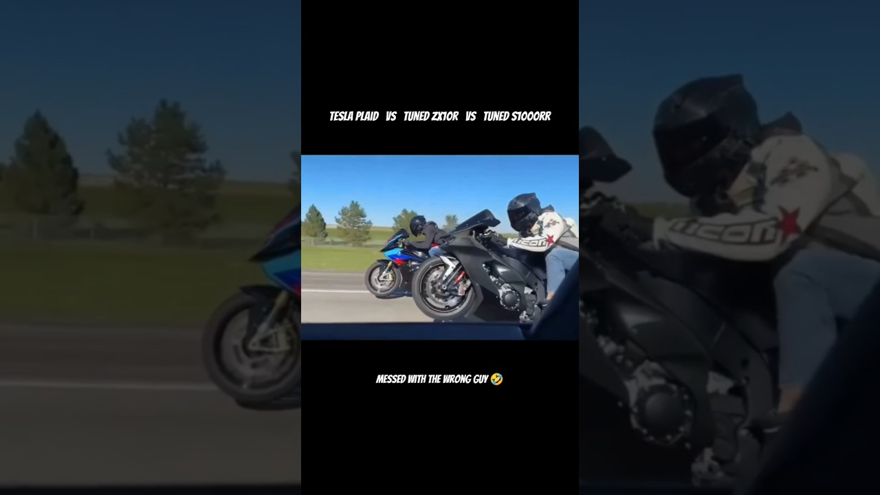 SUPERCAR KILLER vs TUNED SUPERBIKES !!!!🔥S1000rr vs Zx10r vs Plaid‼️