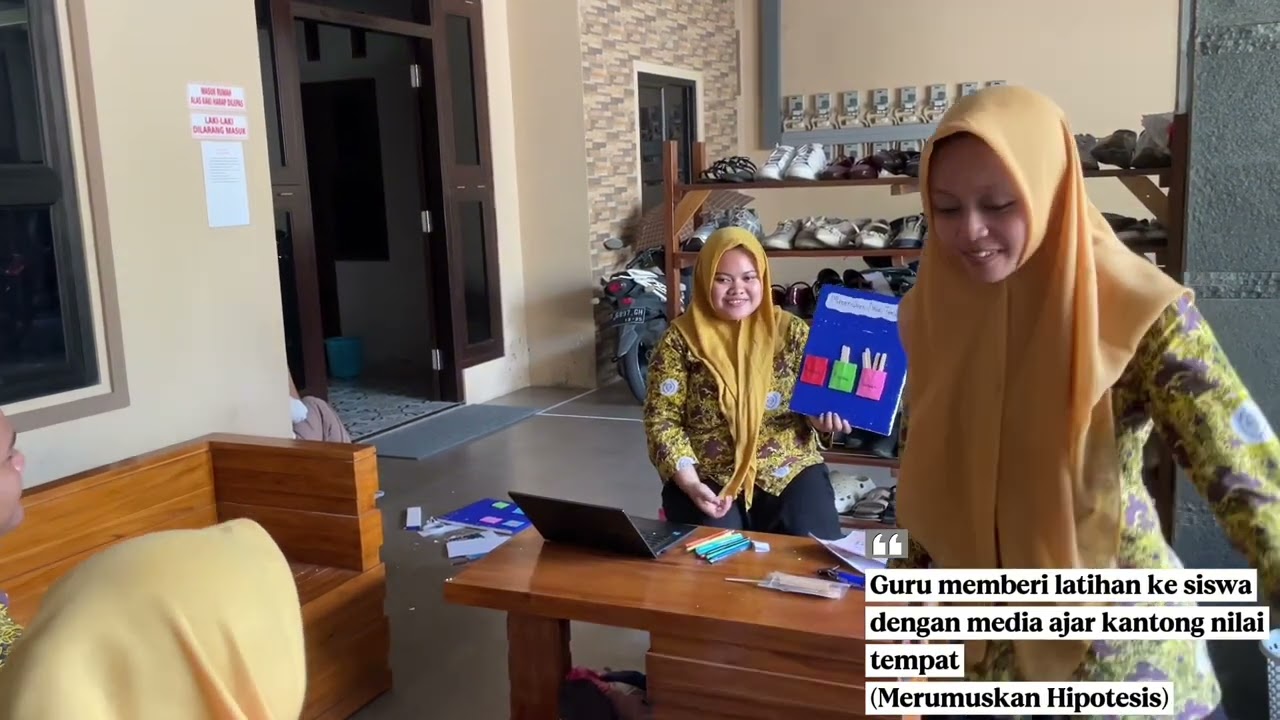 Simulasi pembelajaran Inquiry pada materi nilai tempat satuan, puluhan, dan ratusan untuk siswa SD