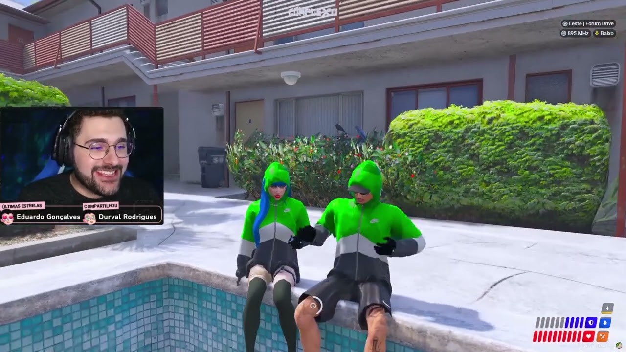 Luqueta fala para Blue consolar Batata que tá triste 🥰 Park Tiffany GTA RP